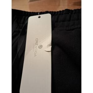 Crz Yoga Sweat Pants Womens Size Large BLACK